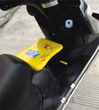 婴儿童宝宝前置座椅电瓶电动车踏板摩托车折叠凳子坐椅前座小孩