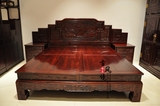 红木大床 非洲酸枝木家具 实木双人床1.8米 明清仿古 新款特价