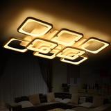 现代大气创意LED吸顶灯长方形客厅灯时尚吊灯温馨简约个性卧室灯