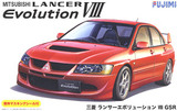 富士美拼装汽车模型03924 1/24 三菱 Lancer Evolution VIII GSR