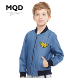春款新品 品牌MQD男童休闲外套春装儿童牛仔服中大童上衣夹克潮