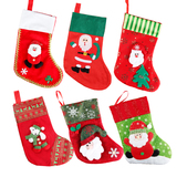 仕彩 圣诞袜圣诞节礼物圣诞老人袜子礼物袋圣诞装饰品贴花圣诞袜