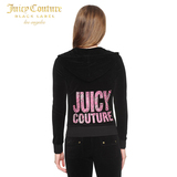 Juicy Couture 橘滋秋冬JUICY亮片装饰天鹅绒套装女运动休闲夹克