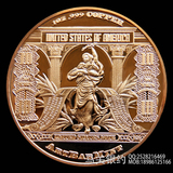 美国野牛（1901版10美金）铜章28.3g 1AVP常衡盎司纯铜 原装进口