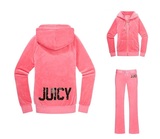 美国正品代购Juicy Couture 女子时尚休闲天鹅绒卫衣套装 附小票
