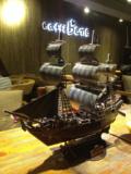 乐立方3D立体拼图加勒比海盗船女王复仇黑珍珠船模型拼装玩具礼物