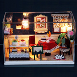 diy手工制作拼装小屋女孩玩具8-9-10-12-14岁以上创意生日礼物