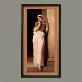 名画作品Nausicaa, Frederic Leighton古典欧美式玄关过道装饰画