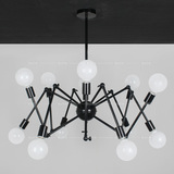 现代简约创意意大利米兰金属黑白吊灯个性餐厅卧室书房吊灯具灯饰