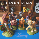 限量 迪士尼 狮子王LION KING 一套 9个 手办公仔摆件