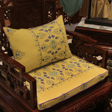 抱枕实木椅垫罗汉床加厚海绵定做中式古典红木沙发棉麻坐垫套靠背