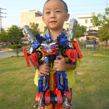 电影变形金刚4超大号擎天柱机器人汽车儿童益智环保玩具男孩礼品