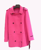 2014年秋冬新款女装羊毛羊绒大衣 唯影W042D81087专柜正品