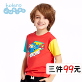 Baleno班尼路 夏季新拼图童装 乐迪超级飞侠卡通动漫短袖男童T恤