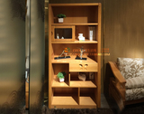 广州裕丰家具新品儿童榉木书柜 中式实木书柜 储物书橱 书架 L92