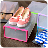 大学生寝室宿舍必备长方形塑料抽屉式透明有盖鞋柜鞋子收纳箱盒子