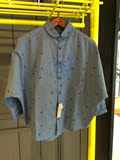 香港專櫃正品代購agnes b.sport小閃電符號蝙蝠袖襯衫 15秋冬女裝