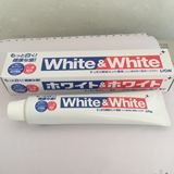 日本进口狮王LIONWhite﹠White特效美白牙膏150g原装正品 批发