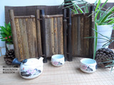 茶道紫竹 复古 屏风 折式 摆件 茶道零配 配件 竹制 手工 茶具