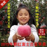 吉县苹果壶口红富士12颗9斤85mm特级礼盒装包邮贡食天香临汾特产