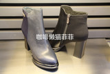 西村名物2015年冬季新品X254S43481专柜正品代购尖头高跟粗跟短靴