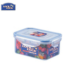 正品韩国乐扣乐扣长方形透明塑料冰箱保鲜盒小容量微波饭盒HPL807