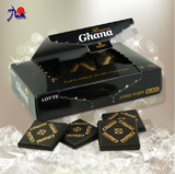 韩国进口休闲零食品乐天牌黑加纳纯黑巧克力 90g*4盒组合