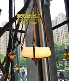 漫咖啡吊灯阿拉伯吊灯白色玻璃灯西餐厅灯饰咖啡厅灯具特色灯饰