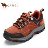 Camel骆驼登山鞋女子户外跑步运动鞋正品女鞋2016春秋季女款真皮
