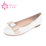 Daphne/达芙妮专柜正品 春季平底单鞋甜美女鞋1014101180