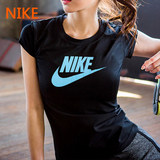 Nike耐克女短袖2016夏季女子运动休闲透气圆领短袖T恤 718604