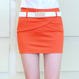 包裙女半身裙夏季韩版职业西装裙时尚修身弹力一步裙性感包臀短裙