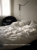【manmana】纯洁白色床品套装--预定7天
