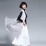 2016秋季新款韩国东大门时尚高端女无袖针织开衫中长款马甲外套
