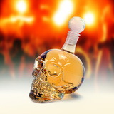 超大创意水晶骷髅头红酒瓶醒酒器骷髅杯玻璃酒瓶威士忌酒杯装酒器