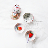 「LovEvonne馔宫」日本进口陶瓷浮雕手绘釉下彩家用情侣亲子碗