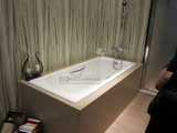 碧欧芙1.4米-1.8米进口釉铸铁搪瓷浴缸 嵌入式加深加厚铸铁浴缸