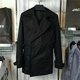 杰克琼斯 专柜正品折扣代购休闲中长款风衣 轻涂层上衣外套