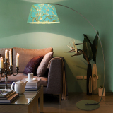 宜家客厅落地灯美式沙发钓鱼灯书房卧室简约现代北欧创意铁艺地灯
