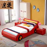 迪提DT  男孩儿童床卡通单人床汽车床 1.2米储物小孩床儿童家具床