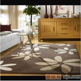 简约风格 田园风格高档手工纯羊毛地毯 客厅地毯 茶几地毯 长方形