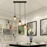 欧式复古吊灯铁艺现代3头吊灯 简约餐厅吧台咖啡厅创意吊灯XD-039