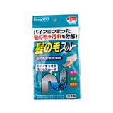 日本原装进口下水道毛发分解强力疏通 浴缸水台头发脏物分解器20g