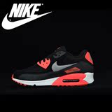 耐克男鞋正品 Nike Air Max90气垫女鞋黑红跑步鞋内增高运动鞋