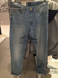Lee正品专柜代购16春季中腰水洗直角牛仔裤男浅色L12726P611FK