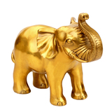 广缘德黄铜大象摆件招财风水象创意开光吸水象家居客厅装饰工艺品