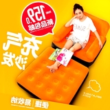 垫沙发休闲午休椅新品单人植绒面多功能折叠充气沙发床垫阳台气