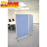 上海办公室隔断移动屏风高隔断活动隔墙滑轮可折叠活动屏风玻璃