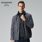 法兰诗顿2015新款男士棉衣 秋冬季青年修身薄款棉服潮男外套加厚