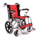 跃通轮椅手动可折叠轻便携残疾老人儿童代步电镀轮椅 手推车lx